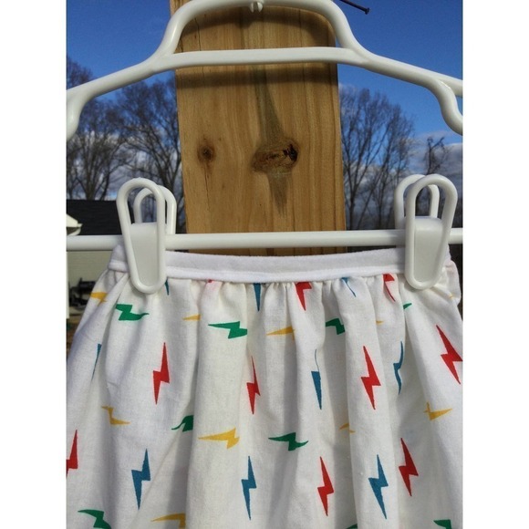 Homemade girl’s robot apron play art paint cook dress up lightning robotics - Picture 2 of 8